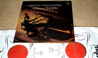MAGDA TAGLIAFERRO interpreta chopin BRAZIL MEGA RARE ORIG LP piano