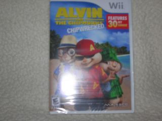 Alvin and The Chipmunks Chipwrecked Wii Game Majesco