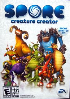 Spore Creature Creator Mac Games 2008 PC XP Vista New