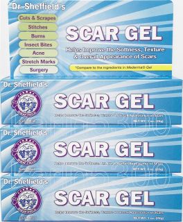 Boxes 1 oz Tubes Scar Gel Compare to Mederma Gel New US Seller