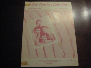 Only Hurts For A Little While (1956) Ames Brothers & Mack David #4072