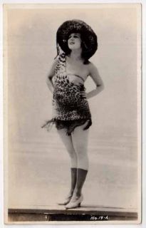 Real Photo PC Mack Sennett Pinup Flapper Girl Beach