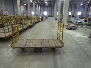 industrial cart oak wood original US. POST OFFICE MAIL CART Warehouse