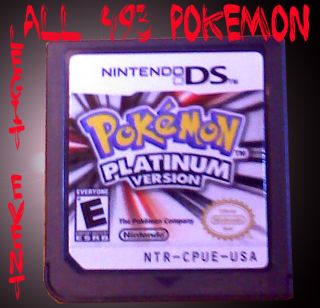 Pokemon Platinum Loaded ALL 493 Shiny Legit Event UNLOCKED Arceus