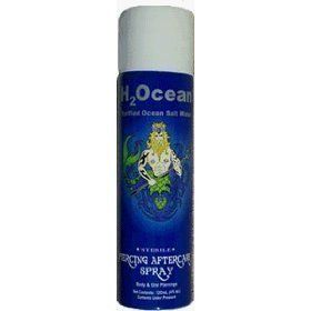 H2Ocean Natural Sea Salt Piercing Aftercare Spray 4oz