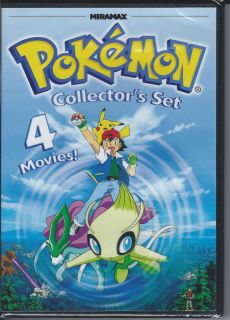 Pokemon Heroes 4Ever Destiny Deoxys Jirachi Wish Maker DVD 4 Movies