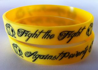 MANNY PACQUIAO Wristband *Fight The Fight Against Poverty* [Glove