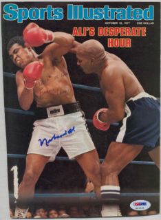 Muhammad Ali Signed Auto PSA DNA Sports Illustrated