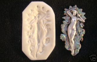 Sunburst Floral Goddess Polymer Clay Mold Awesome Mold
