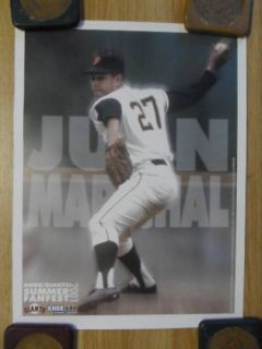 MLB Baseball Poster SF Giants Juan Marichal SGA