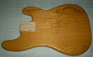 New Natural Finish Maple Top Guitar Body for Fender Precision Bass 1