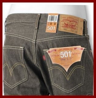 Levis Mens Jeans 501 XX Shrink to Fit 0633 Brown 30 32