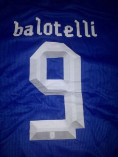 2012 Euro Cup Italy Mario Balotelli 9 Puma Soccer Jersey Sz XL
