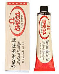 Omega Shave Soap Mens Shaving Menthol Cream 150ml Tube