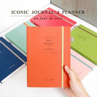 Iconic Journal J for Year 2013 Diary Note Planner Scheduler Personal