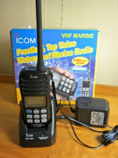 com IC M32 VHF Handheld Marine Radio Waterproof