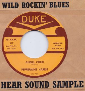 Blues Rockabilly Peppermint Harris Angel Child Listen
