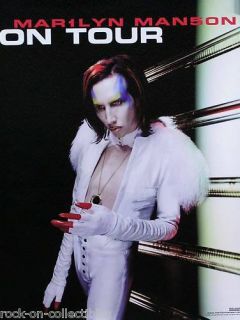 Marilyn Manson 98 Mechanical Animals Tour Promo Poster