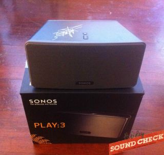Sonos Play 3 Signed by Martin Gore Benefits Youth Music Education