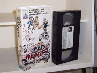 Bad Manners 1984 VHS Martin Mull Karen Black