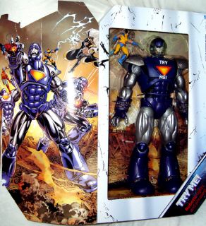 Marvel Universe Masterworks Sentinel Action Figure 16 inch w Wolverine
