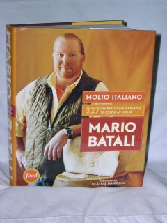 Mario Batali 327 Simple Italian Recipes to Cook at Home Cookbook 1st