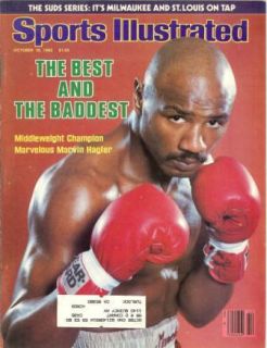 Vintage Sports Illustrated Marvin Hagler Boxing