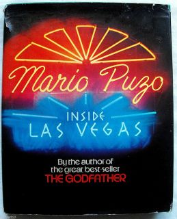Inside Las Vegas by Mario Puzo Gambling 1st Edition Hardcover Dust