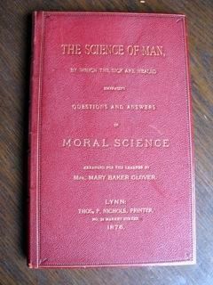 Mary Baker Eddy Christian Science of Man 1st Ed RARE