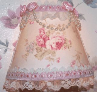 NEW~ Sweet Pink Roses Chic! Mary Rose Fab NIGHT LIGHT Pink Roses Lace
