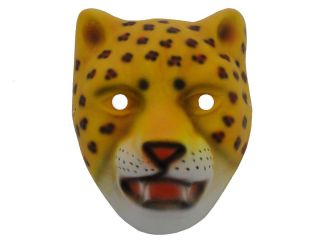 Paper Pulp Painted Masque Party Mask SNA006C92 Leopard
