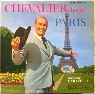 Maurice Chevalier Chante Paris LP Mint 540 036 Vinyl France Stereo ED1