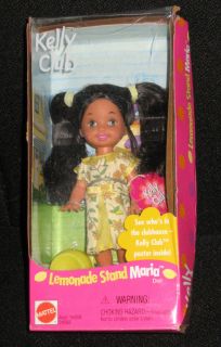 1999 Mattel Barbie Kelly Club Lemonade Stand Maria NRFB