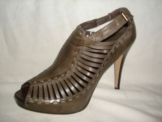 Max Studio Pumps Rhode Womens Shoe Size 8 5 Taupe Open Toe Heels Floor