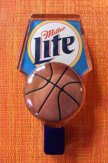 Miller Lite Basketball Tap Handle