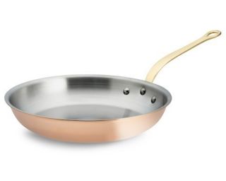 Williams Sonoma Mauviel 9 1 2 Copper Fry Pan with Bronze Handle New
