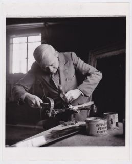 Max Weber Painter Artist Frame 1940s VINTAGE gelatin silver photograph