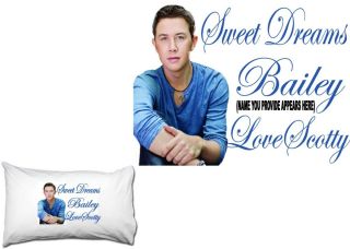 Scotty McCreery Personalized Standard Pillowcase