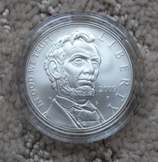 2009 Commemorative Silver Dollar Abraham Lincoln Uncirculated