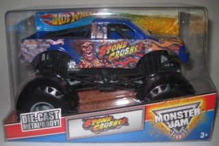 Monster Jam Stone Crusher 1 24 Scale Diecast Monster Truck Mattel