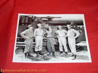 Military Photo COL MCGREW COLTROSTER & OTHERS DEMONSTRATE 280MM ATOMIC