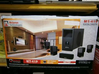 McLaren MT 410 Surround Sound Home Theater System MSRP $2 499