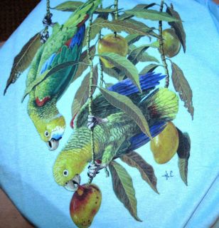  Blue Front Double Yellowhead Parrot Sweatshirt sweat 50 50 XXL