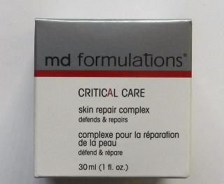 MD Formulations Critical Care Skin Repair Complex New