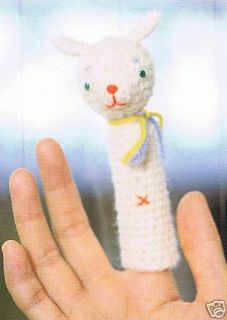 Amigurumi Pattern Crochet Finger Puppet Mee Sheep