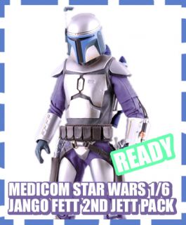 Medicom Star Wars Jango Fett 2nd Jett Pack Jet New
