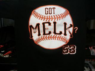 SF San Francisco Giants got Melk Man Melky Cabrera T Shirt Jersey