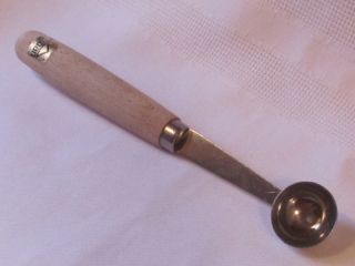 Hoan Stainless Melon Baller Scoop Cheese Wood Handle