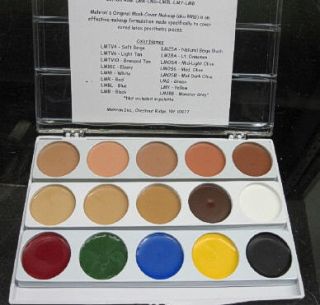 Mehron Latex Mask and Prosthetics Cover Makeup Palette