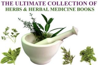 Garden CD 40 Books of Herbs Herbal Medicines Culinary Growing